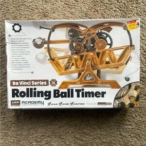 Da Vinci Series Rolling Ball Timer - Gold